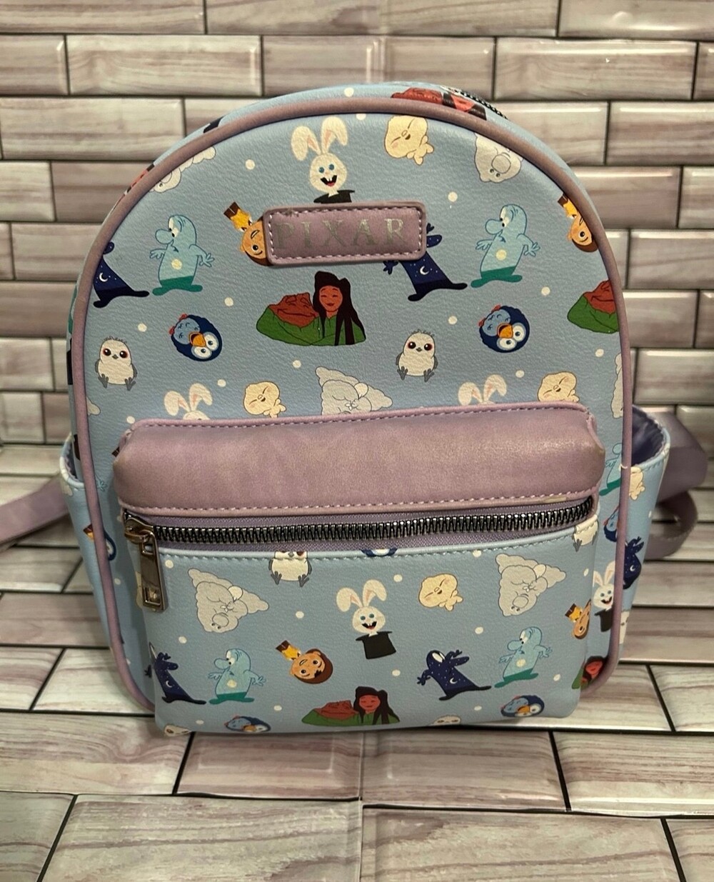 Disney Pixar Shorts Characters Allover Print Mini Backpack